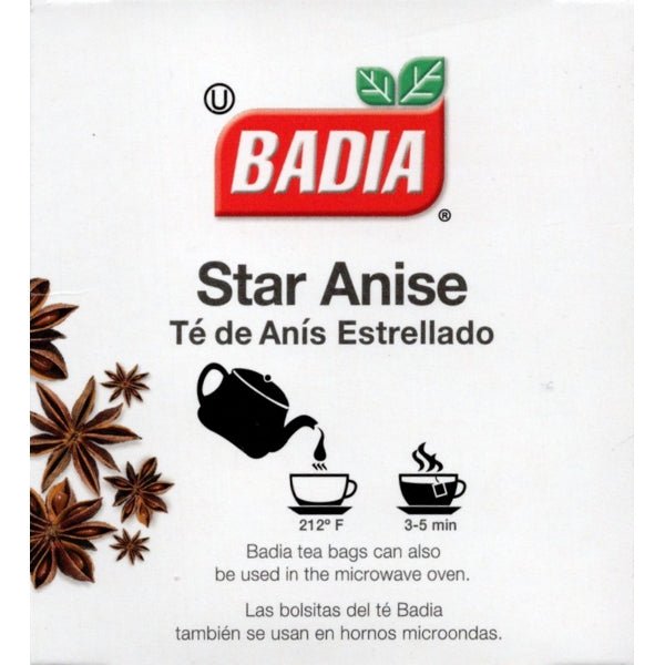 Badia Star Anise Herbal Tea (10 Pack) Aids Digestion - Dollar Fanatic