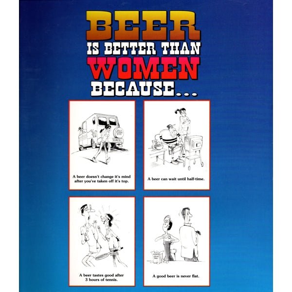 Beer Is Better Than Women Because... (Paperback Book) Adult Humor Gift - Comically Written and Illustrated - Dollar Fanatic