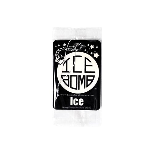 Bomb Fresheners Hanging Car Air Freshener - Ice Scent (1 Count) - DollarFanatic.com