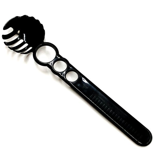 Kamenstein 2-Piece Kitchen Scoop Tool Set - Double Melon Baller and Spaghetti Fork Scoops (Black) - Dollar Fanatic