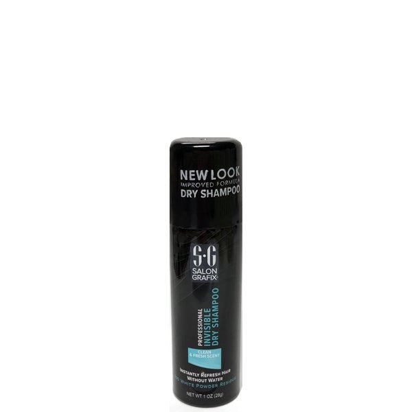 Salon Grafix Professional Invisible Dry Shampoo - Clean & Fresh Scent (Net wt. 1.0 oz.) Travel Size - DollarFanatic.com