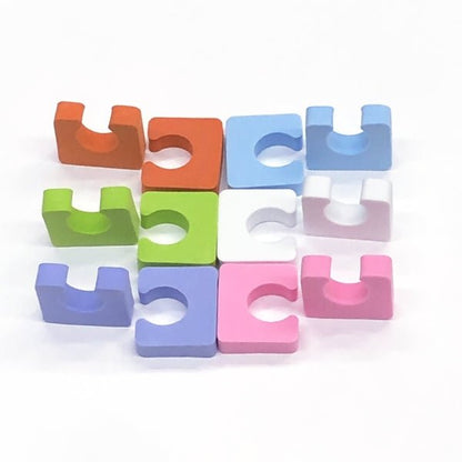 Trim Neat Feet Single Toe Separators (12-Piece Set) Perfect for Pedicures and Nail Polish Applications - DollarFanatic.com